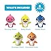 Nickelodeon Baby Shark 5 Pc Finger Puppet Set - Party Favors, Educational, Bath Toys, Story Time, Beach Toys, Playtime,5 Count (Pack of 1)