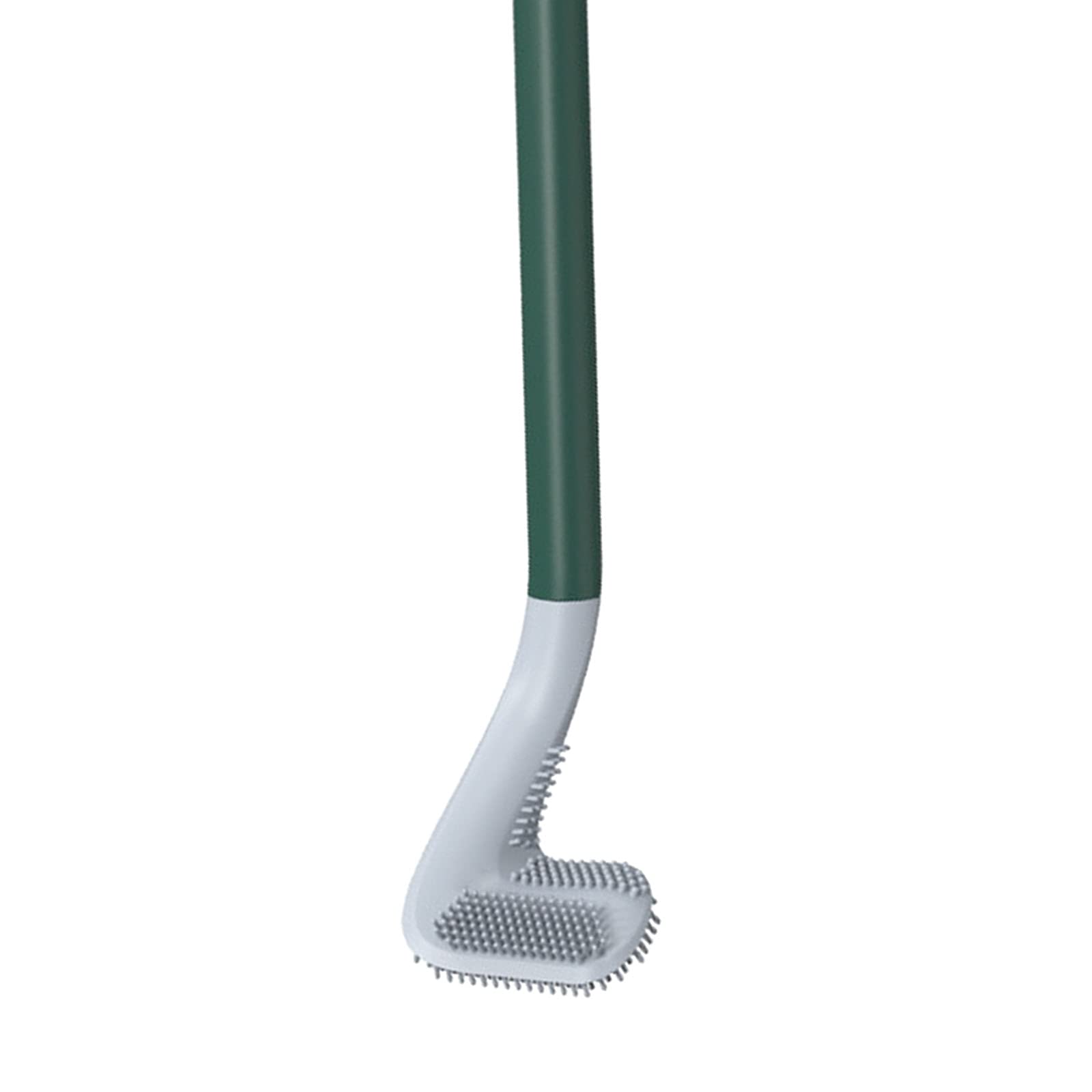 Long Handle Toilet Brush for Bathroom Brush Head Wall Mount Cleaning Brush Green-image-18