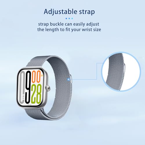 Correa NOUKAJU para Xiaomi Redmi Watch 5 Gris miniatura 6
