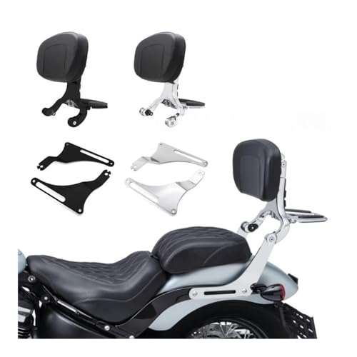 Dossier passager Sportster de qualité supérieure réglable noir chrome