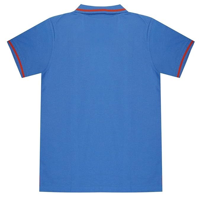 Image of Cloth Theory Boys Cotton Polo T-Shirt for Kids Regular Fit Half Sleeve Casual Summer Polo Neck T-Shirt
