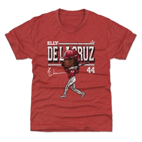 500 LEVEL Elly De La Cruz Kids Shirt - Elly De La Cruz Cincinnati Cartoon