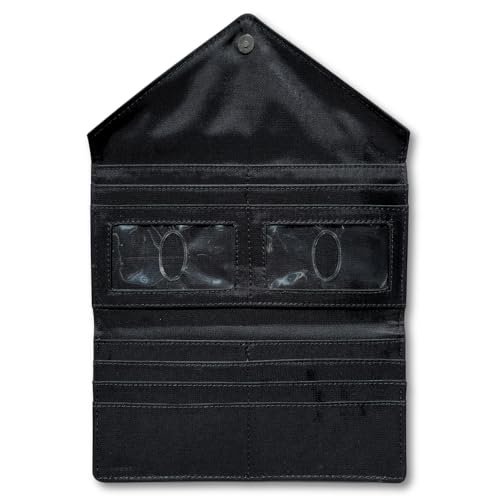 Big Skinny Women's Slimvelope Leather Tri-Fold Checkbook Slim Wallet, Holds Up to 40 Cards2