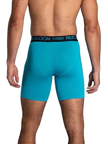 Image of Fruit of the Loom Men's 3-Pack Breathable Long Leg Boxer Brief