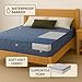 Sleep Concepts Reflex Foam Waterproof 7" Hybrid Spring Mattress, 90 x 190 cm, 135 x 190 cm, 150 x 200 cm. (Single)
