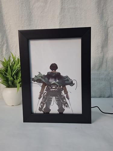 Image of Attack on Titan - Light Painting Art Frame Bingkai Glow | USB | 5 x 7 inchs