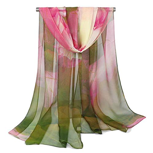 Scarfs for Women Lightweight Print Floral Pattern Scarf Shawl Fashion Scarves Sunscreen Shawls3