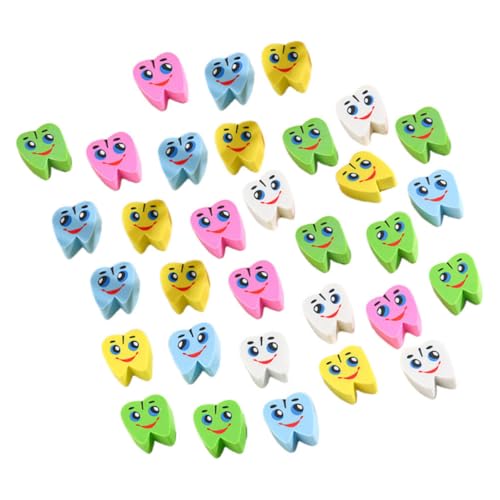 Angoily Tooth Erasers for Boys and Girls 70pcs Mini Erasers Sturdy Material for School Classroom Camping Office