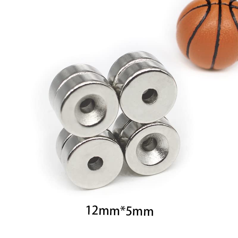 5/10/20/50/100PCS 12x5-4 Round 12 * 5 mm Hole 4 mm Permanent Neodymium Disc 12 * 5-4 Round Countersunk Magnets(5PCS)