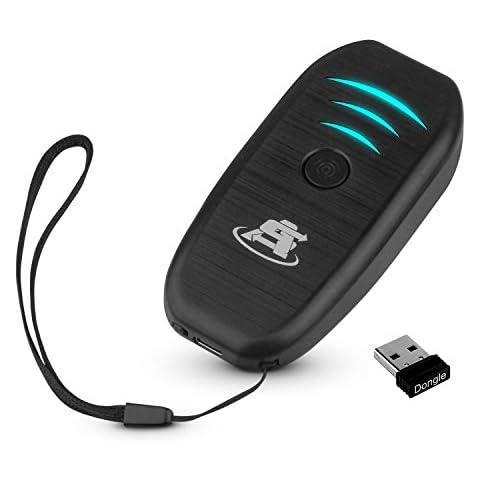 ScanAvenger Portable Mini-Wireless Bluetooth Barcode Scanner: Hand Scanners - Cordless, Rechargeable 1D & 2D Scan Gun for Inventory Management Wireless, Handheld USB QR (1D&2D Mini Barcode Scanner)… Cover