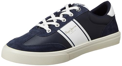 Image of PEPE JEANS Mens Low-Cut Anti-Skid Cupsole Sneakers