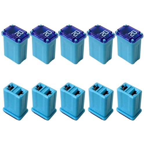 J-ca-se Automotive Fuse 20A, 10-Pack Micro Female Connector Type, for Toyota and for G*M Cars - Welsdolk