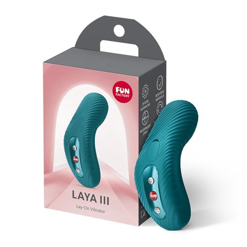 Fun Factory Laya III | Auflegevibrator für Frauen | Klitorisstimulation mit Vibration & Klopfen | 10 Programme | IPX7 wasserdicht | USB-C