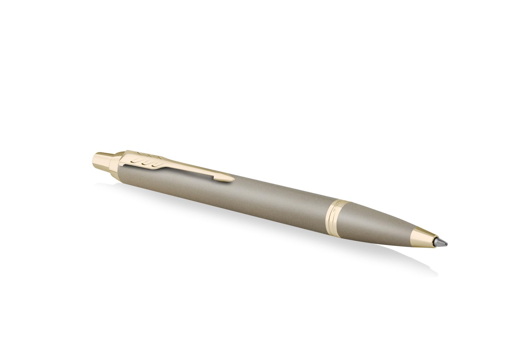 PARKER IM Schreibset Kugelschreiber + Füllfederhalter mit individueller Gravur – Personalisierter Luxus Stift – The Finishing Touch Collection Geschenk für Hochzeit, Geburtstag, Büro (Sandstone)