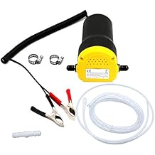 ترقية 12 V 60 W تغيير الزيت مضخة- مضخة نقل النفط النازع بسرعة ديزل السوائل الكسح شفط لتغيير النفط، مضخة تغيير الزيت للقارب، أنابيب، شاحنة، RV، ATV، ركوب Mowe