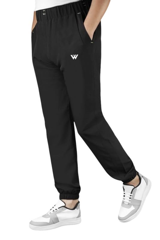 Men's Polyster Solid Track Pant-Lower (Black, M)-PID47672-picture-57