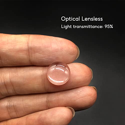 Image of 5PCS X Optical Glass Lens Without Edge Dameter 8MM Flat-Convex Lens, Focusing LED Convex Lens (Φ8mm*H4.5*F7.0)