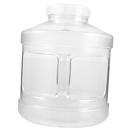SUPVOX Camping Water Storage Bucket Lightweight Transparent Water Container with Portable Handle for Hiking Outdoor Activities and Tea Brewing