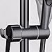 Shower Holder That Requires No Tools for Installation, Adjustable Shower Head Holder for Slide Bar, 360 Degree Rotation Bathroom Sprayer Bracket, for RV Toilet Hotel Gym (White)