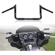 LKV 12 Rise Handlebar 1-1/4" Bagger Handlebar Ape Hangers Compatible with Harley Touring 1986-2023 Street Glide Electra Glide with Batwing Fairing, Ultra Limited 2024
