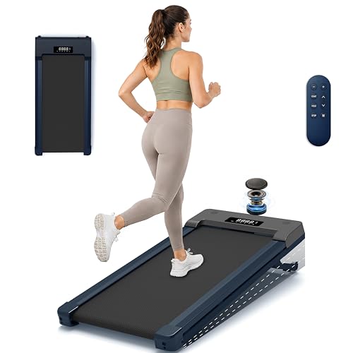Image of PACEROCKER Walking Pad Treadmill for Home & Office, 9-Level 12% Auto Incline, 450 lbs Capacity, Built-in Bluetooth Speaker, Compact Under Desk Treadmill for Walking & Hiking