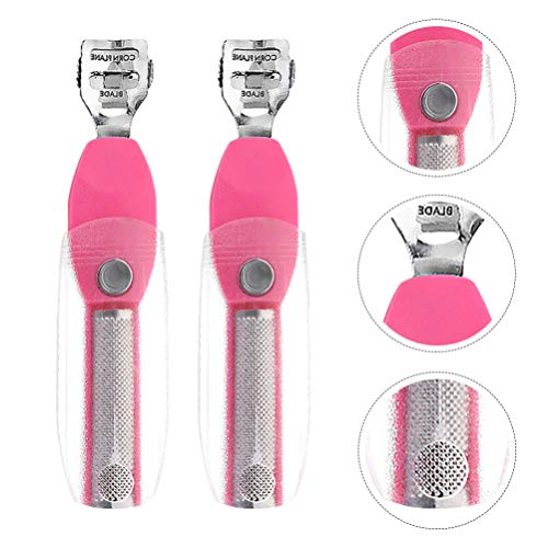 EXCEART 2 Pcs Dupla Face Pedicure Callus Shaver Arquivo Pé Calo Esfoliante Removedor de Pele Morta R