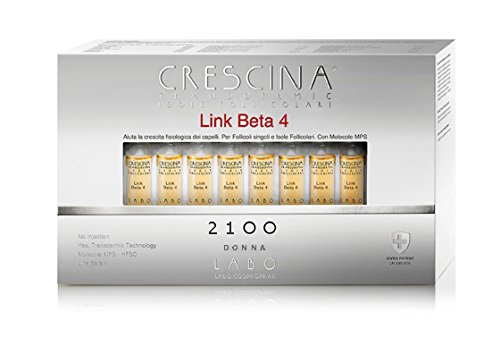 LABO CRESCINA WYSPY FOLLIKULARNE LINK BETA-4 przeciw wypadaniu włosów 2100 damskie 40 ampułek