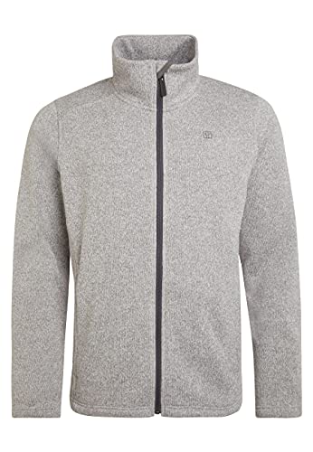 ELKLINE Herren Strickfleecejacke Voucher 1014083, Farbe:greymelange, Größe:XL