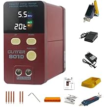 801D Storage Capacity Spot Welding Machine 12KW Battery Welder Spot Welder 0.2mm Pure Nickel Welding 0.1-0.3mm 1800A for Professionals and DIY Enthusiasts