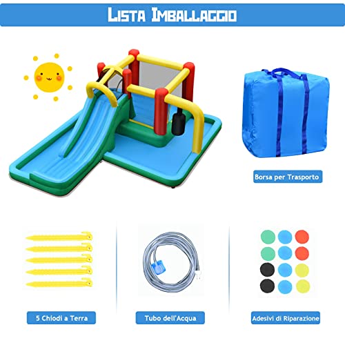 RELAX4LIFE Castello Gonfiabile, 470 x 370 x 190