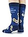 Foot Traffic Bagel Schmear Men's Socks, One Pair, Shoe Size 7-12
