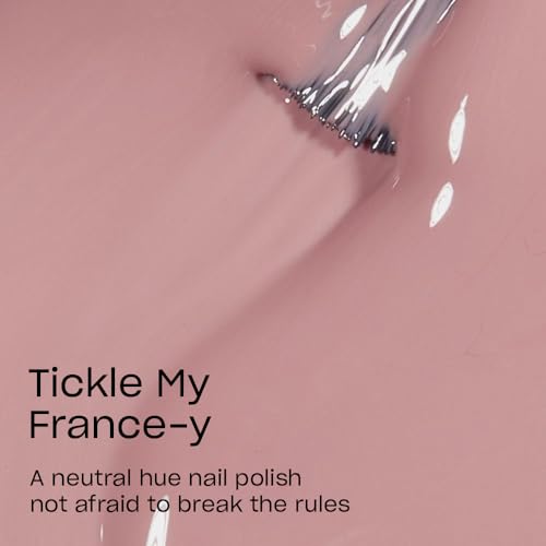 OPI Laque à ongles Tickle My France-y , Opaque doux rose crème Chip résistant à la puce Nail Polonais , Séchage rapide , Streak Free
