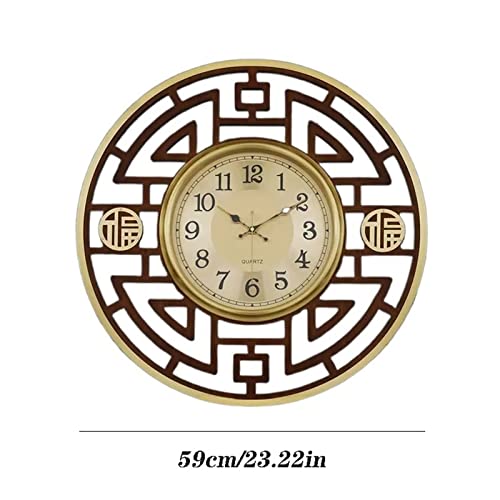 Pendule murale style chinois classique pour sublimer votre séjour - 3