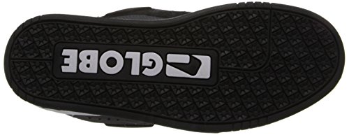 Image of Globe Mens Fusion Skate Shoes, Black /Charcoal /Orange, 5 M US