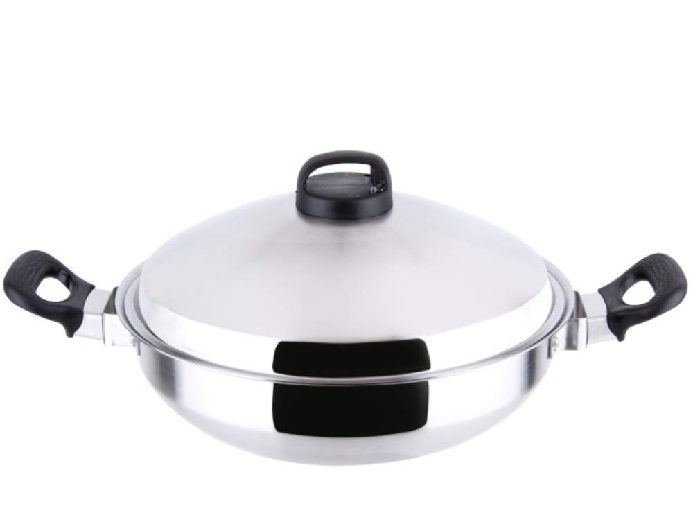 Amazon.com: ZXBAODAN Deep Fryers, Frying pan Iron with Lid