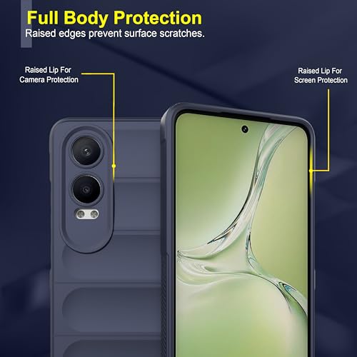 Image of amazon basics Back Case Cover for OnePlus Nord CE 4 Lite 5G | Compatible for OnePlus Nord CE 4 Lite 5G Back Cover | Liquid Silicon Magic Case with Camera Protection | Sapphire