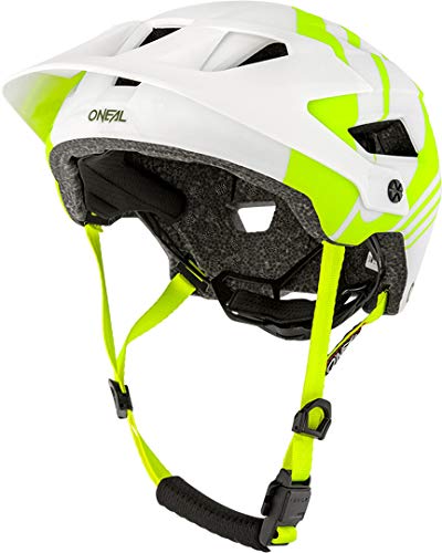 Oneal Defender Helmet Nova White/Neon Yellow L/58-XL/61 Casco Moto MX-Motocross, Adultos Unisex,...