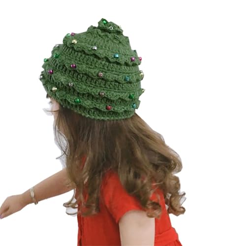 Parents Kids Christmas Tree Hat Winter Student Outdoor Cycling Skiing Climbing Hat Cold Weather Keep Warm3