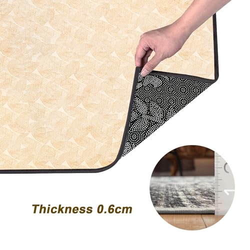 Alfombra vintage transitable que no resbala para cocina y pasillo 6
