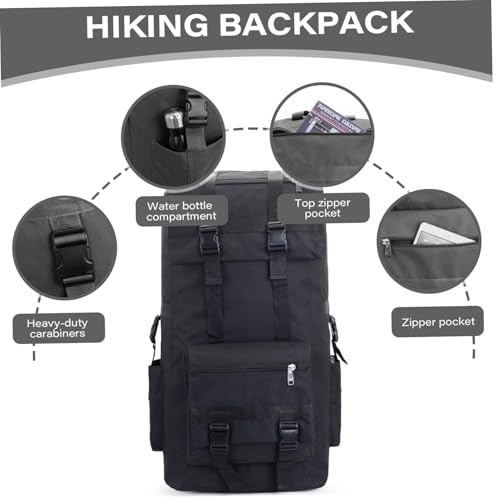 Mochila para senderismo 120L impermeable Oxford miniatura 5