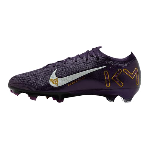 Nike Mercurial Vapor 16 Elite Kylian Mbappe FG Low-Top Soccer Cleats (FQ8683-500, Grand Purple/Pale Ivory)