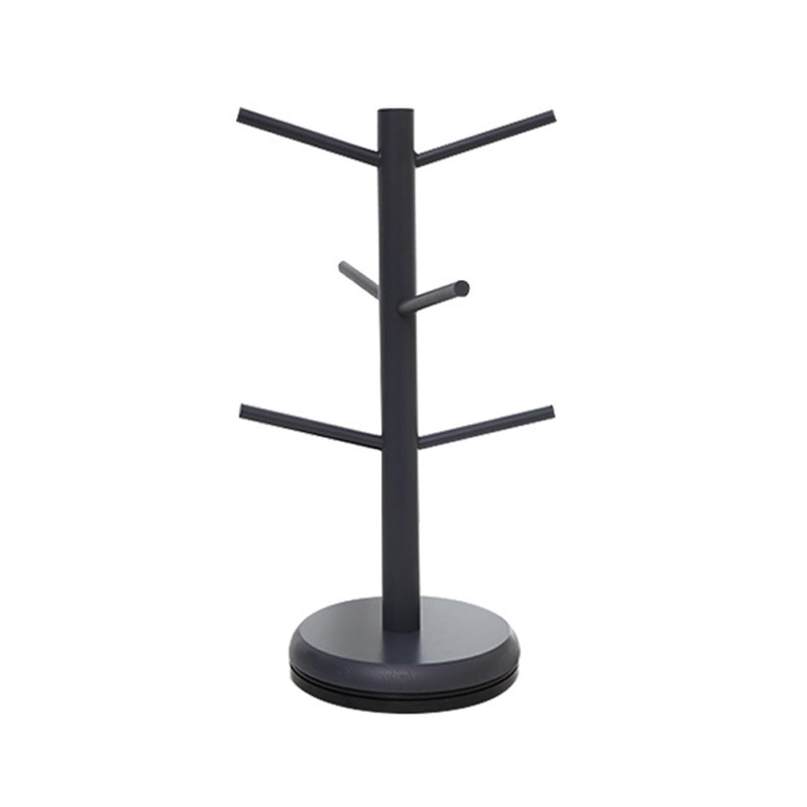 Tsophreniq Gray Wood Cup Holder Organizers Cup Display And Storage Racks Tree Shape Wooden Countertop Storage Solution Decorative Wooden Tree Shelf