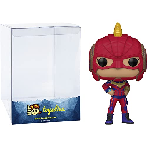 Kamala Khan: P O P ! Vinyl Figurine Bundle With 1 Compatible 'Toysdiva' Graphic Protector (1078-59496 - B)