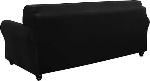 Miniatura 9 de SearchI Funda elástica para sofá, funda de sofá de 3 piezas con 2 fundas de cojín separadas, protector de muebles lavable para sala de estar (sofá