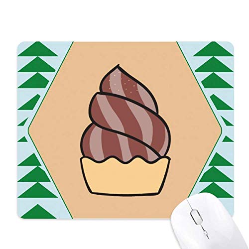 Tapis de souris green pine tree en caoutchouc pour bureau nature