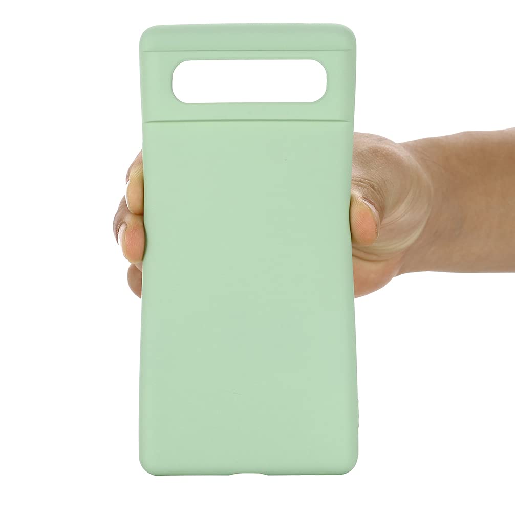 Cover Per Google Pixel 6 + 2 Vetri Temperati | Custodia Trasparente TPU | Angoli Rinforzati | Rosa/Verde