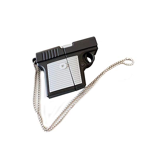 Aikeduo for Airpods Pro Case Protective Silicone Cover Skin for Airpods Pro Charging Case Airpods Keychain Silicone Street Fashion Case Airpods Pro Case (Pistol)