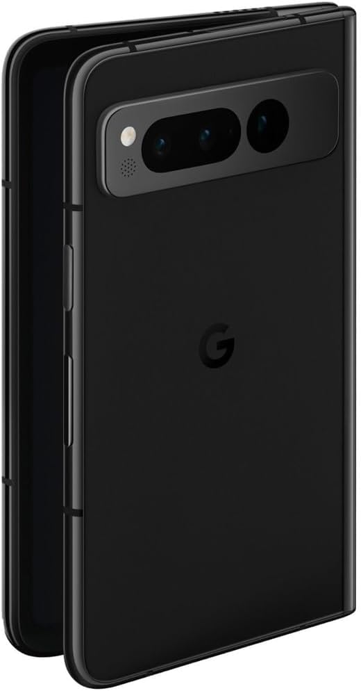 Google Pixel Fold - Unlocked Android 5G Smartphone with Telephoto Lens and Ultrawide Lens - Foldable Display - 24-Hour Battery - Obsidian - 256 GB (Renewed Premium)