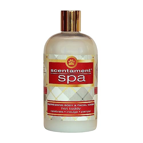 Image of Best Shot Scentament Spa Seasonal Body and Facial Wash, Tearless Shampoo, Hypoallergenic Body Wash, Removes Tear Stains, Hot Toddy, 16 Oz.