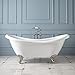 Signature Hardware 928265-69 Candace 69" Acrylic Soaking Clawfoot Tub with Imperial Feet